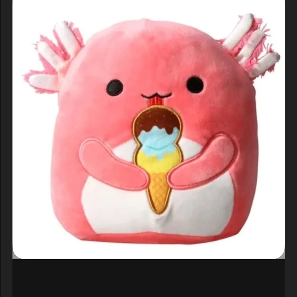 Archie ice cream axolotl squishmallow